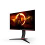 AOC Gaming 165Hz IP monitor 23,8" Q24G2A/BK, 2560x1440 16:9, 350cd/m2, 1ms, HDMI/DisplayPort, hangszóró, áll. mag, pivot