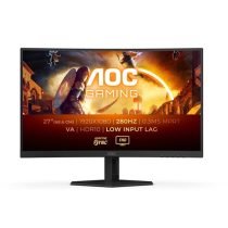   AOC Ívelt Gaming 280Hz monitor 27" C27G4ZXE, 1920x1080, 16:9, 300cd/m2, 0,3ms, 2xHDMI/DisplayPort, HDR10