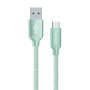 COLORWAY Kábel, USB Type-C 1m 2.1A menta (CW-CBUC003-MT)