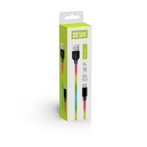   COLORWAY Kábel, USB MicroUSB (multicolor) 2.4A 1m (CW-CBUM017-MC)