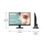 BENQ IPS monitor 27" GW2790 1920x1080, 250 cd/m2, 5ms, 100 Hz, Eye-Care, 2xHDMI, DisplayPort, hangszóró