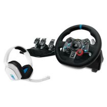   LOGITECH Játékvezérlő - G29 Driving Force Racing Kormány PS3/PS4/PS5/PC +  Astro A10 Gaming headset, fehér