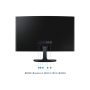 SAMSUNG Ívelt VA monitor 24" S36GD, 1920x1080, 16:9, 250cd/m2, 4ms, HDMI/VGA