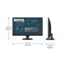 BENQ IPS monitor 23,8" BL2490 1920x1080, 250 cd/m2, 5ms, 100 Hz, Eye Care, 2xHDMI, DisplayPort, hangszóró