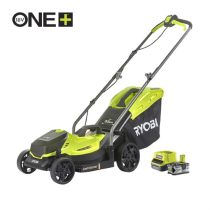   Ryobi 18V One Plus™ fűnyíró 33 cm vágási szélességgel, 1x 4,0 Ah akkumulátor, töltő - RLM18X33B-40