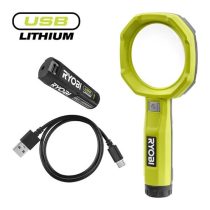   Ryobi 4V USB Lithium nagyítólámpa, 1x 2,0Ah akkumulátor, töltő - RML4-120G