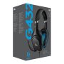 Logitech G432 Gamer Headset - Fekete