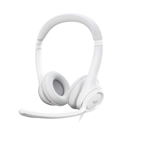 Logitech  H390 USB Computer Headset - Off White