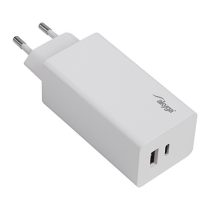   Akyga AK-CH-20 USB-A + USB-C PD 5-20V / max. 5A 100W Quick Charge 3.0 GaN gyorstöltő