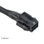 Akasa FLEXA V6 - 6pin VGA tápkábel - 40cm - AK-CBPW07-40BK