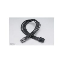   Akasa 8pin Flexa anya-apa VGA tápkábel  - 40cm - AK-CBPW09-40BK