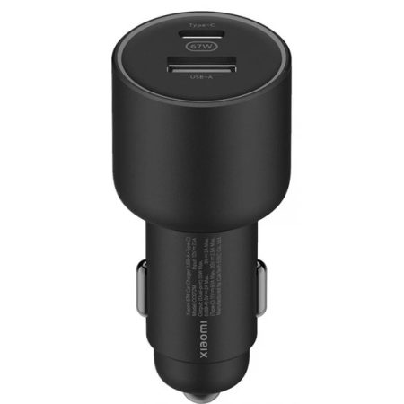 Xiaomi 67W Car Charger (USB-A + Type-C) autós töltő - BHR6814GL