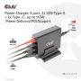 Club3D 4 ports, 2x USB Type-A 2x Type-C up to 112W Power Charger