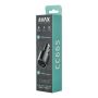 AVAX CC665B CARLY+ USB A + Type C 83W autós töltő, fekete