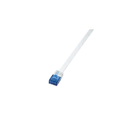 LogiLink CF2061U Cat6 U/UTP lapos patch kábel - Fehér - 3m