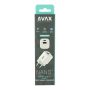 AVAX CH640W NANO+ USB A + Type C 30W GaN gyors hálózati töltő, fehér