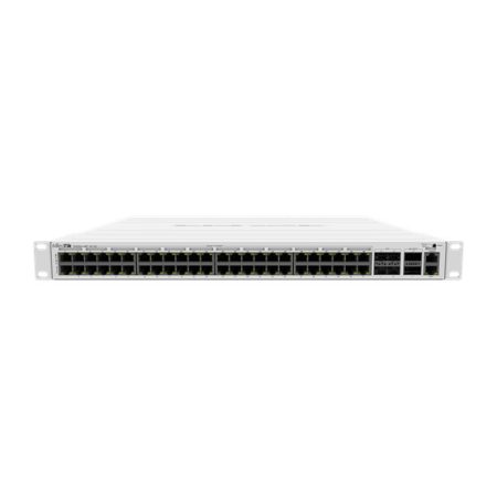 MikroTik CRS354-48P-4S+2Q+RM rackes PoE switch