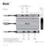 Club3D USB-C 8-1 HUB DUAL HDMI