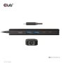 Club3D USB Gen1 Type-C, 6-in-1 Hub with HDMI 8K30Hz-4K120Hz, 2xUSB Type-A, RJ45 and 2xUSB Type-C