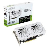   ASUS NVIDIA RTX 4070 SUPER 12GB GDDR6X - DUAL-RTX4070S-O12G-EVO-WHITE