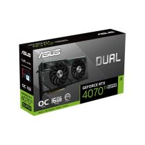   ASUS NVIDIA GeForce RTX 4070 Ti SUPER 16GB GDDR6X - DUAL-RTX4070TIS-O16G