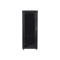   Lanberg 19" szabadon álló rack szekrény 32U/600X800 lapraszerelt, fekete