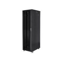   Lanberg 19" szabadon álló rack szekrény 47U/800X1000 lapraszerelt, fekete