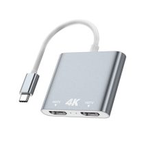   AVAX HB902 PRIME Type C 3.2 - 2xHDMI 4K60Hz DUAL monitor adapter