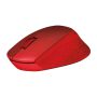 Logitech M330 Silent Plus - Piros