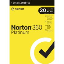   Norton 360 Platinum - 21428042 - 100GB HU 1 felhasználó, 20 eszköz/1 év, dobozos