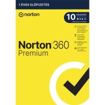   Norton 360 Premium - 21416702 - 75GB HU 1 felhasználó, 10 eszköz/1 év, dobozos