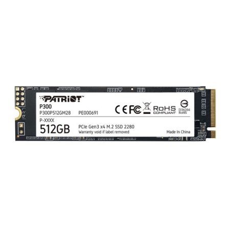 Patriot SSD 512GB P300 M.2 2280 PCIe NVMe