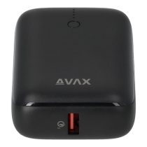   AVAX PB105B MINI PD/Type-C 20W gyorstöltő Powerbank 10.000mAh, fekete