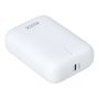 AVAX PB105W MINI PD/Type-C 20W gyorstöltő Powerbank 10.000mAh, fehér