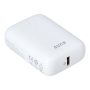 AVAX PB105W MINI PD/Type-C 20W gyorstöltő Powerbank 10.000mAh, fehér