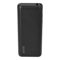   AVAX PB202B VITALITY PD/Type C 65W+QC 18W gyorstöltő Powerbank 20.000mAh, fekete