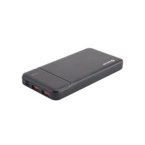   DENVER PQC-10007 10 000 mAh Micro-USB+USB-C power bank - fekete