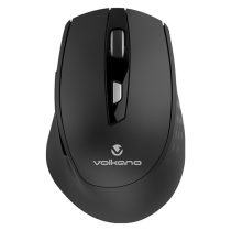   Volkano Chrome Series 2.4Ghz Ergonómikus vezeték nélküli egér - Fekete