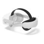 Meta virtual reality headset strap with battery