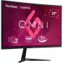 ViewSonic 27" VX2718-PC-mhd FreeSync Premium - Ívelt - VA