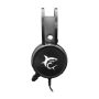 White Shark MARGAY GH-1947 gamer headset mikrofonnal - Fekete