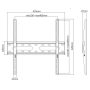 SBOX PLB-2544F-2 32"-70" fix fali konzol